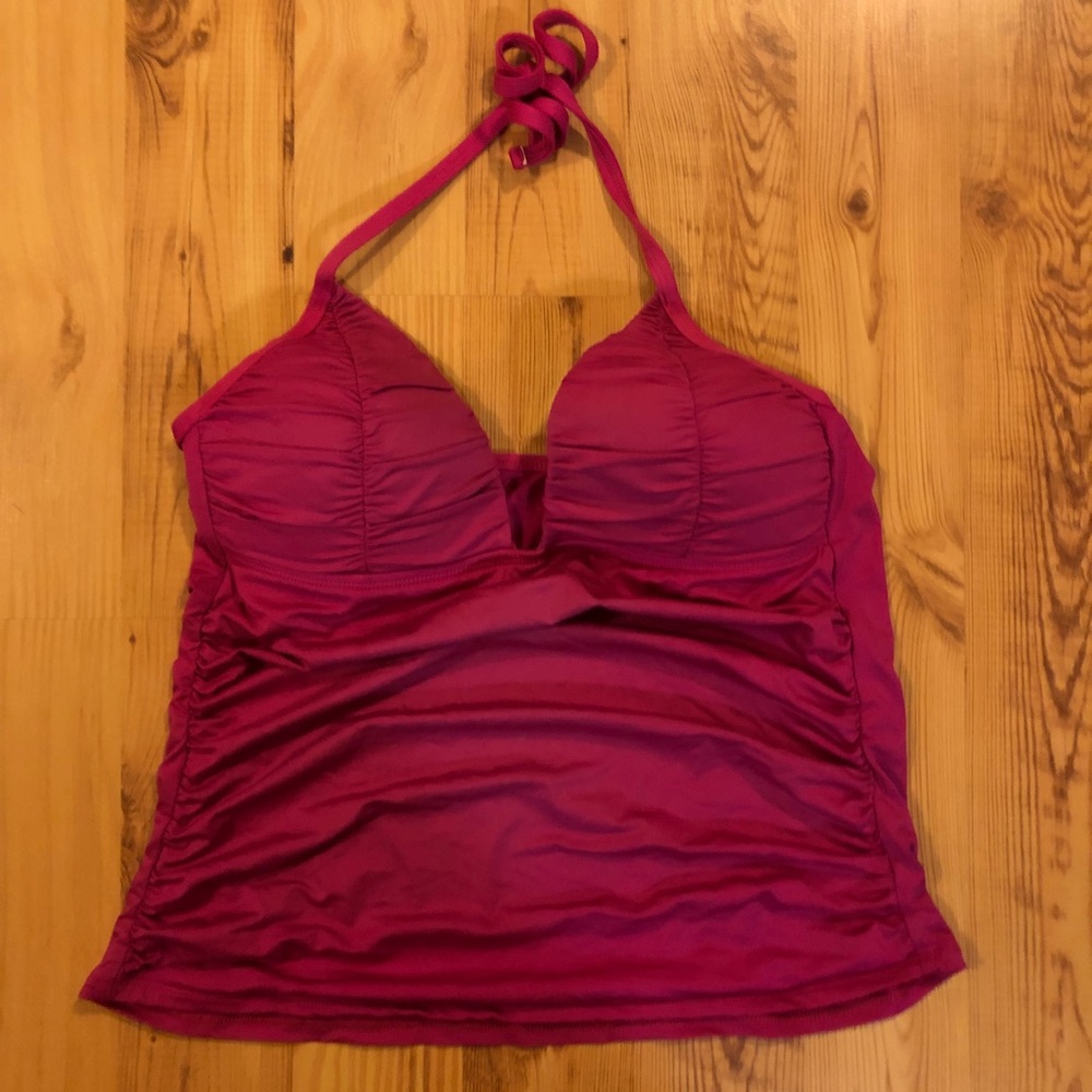 Pink tankini top